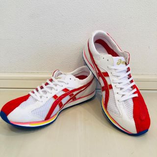 アシックス(asics)の値下げ交渉ＯＫ アシックス ソーティージャパン ２６．５ｃｍ レッド(シューズ)