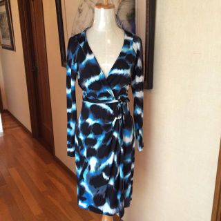 ダイアンフォンファステンバーグ(DIANE von FURSTENBERG)のダイアン  カシュクールワンピース(ひざ丈ワンピース)