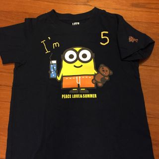 ユニクロ(UNIQLO)のユニクロ 「僕/私5歳」オリジナル刺繍Tシャツ(Tシャツ/カットソー)