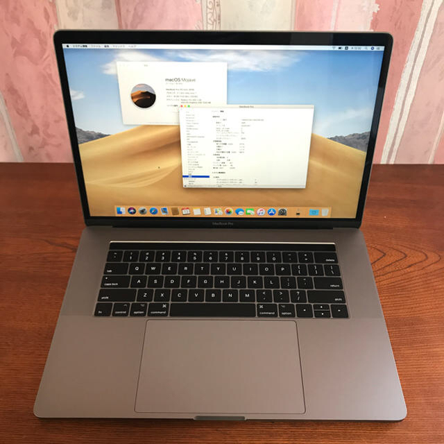 MacBook Pro 15インチ 2016 キーボード・バッテリー新品交換済みPC/タブレット