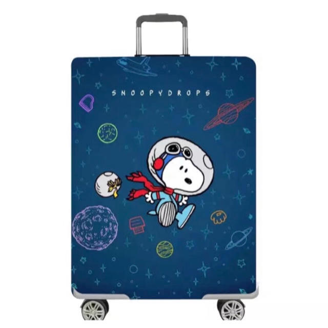 SNOOPY(スヌーピー)のSALE スーツケースカバー 宇宙スヌーピー  S レディースのバッグ(スーツケース/キャリーバッグ)の商品写真