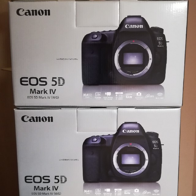 Canon - 新品未使用 canon EOS 5D Mark IV ボディ EOS5DMK4