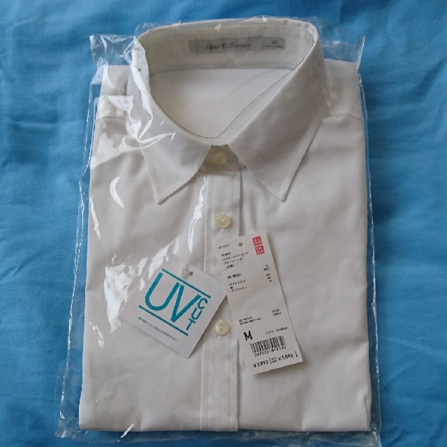 UNIQLO(ユニクロ)のユニクロ UVカットストレッチブロードシャツ レディースのトップス(シャツ/ブラウス(長袖/七分))の商品写真