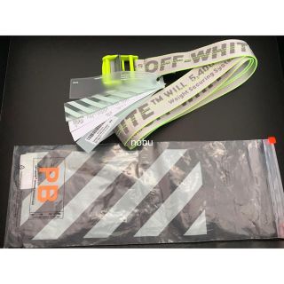 オフホワイト(OFF-WHITE)の新品【 OFF-WHITE 】 INDUSTRIAL BELT ベルト(ベルト)