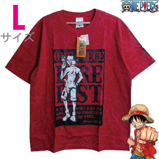 新品 Lサイズ Tシャツ ワンピース エース グッズ レッド 03の通販 By Ayachan Shop ラクマ