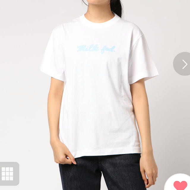 MILKFED.(ミルクフェド)のmilkfed. 筆記体ロゴTシャツ レディースのトップス(Tシャツ(半袖/袖なし))の商品写真