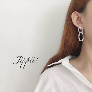 イエナ(IENA)のシンプルダブルチェーンピアス♡Silver(ピアス)