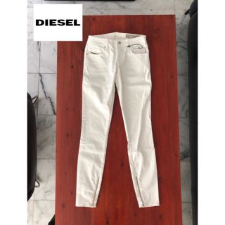 ディーゼル(DIESEL)のディーゼル white denim  24インチ(デニム/ジーンズ)