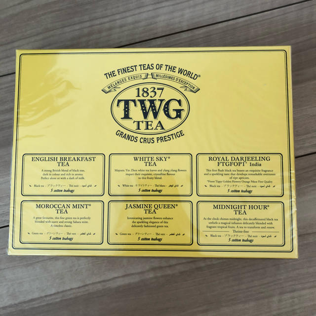 TWG 紅茶 コットンティーバッグ 30袋 新品未開封 食品/飲料/酒の飲料(茶)の商品写真