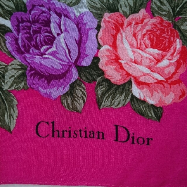 Christian Dior(クリスチャンディオール)の【クリスチャン・ディオール】シルク スカーフ レディースのファッション小物(バンダナ/スカーフ)の商品写真