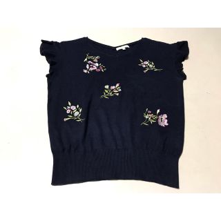 プロポーションボディドレッシング(PROPORTION BODY DRESSING)のPROPORTION 花柄Tシャツ ネイビー(Tシャツ(半袖/袖なし))