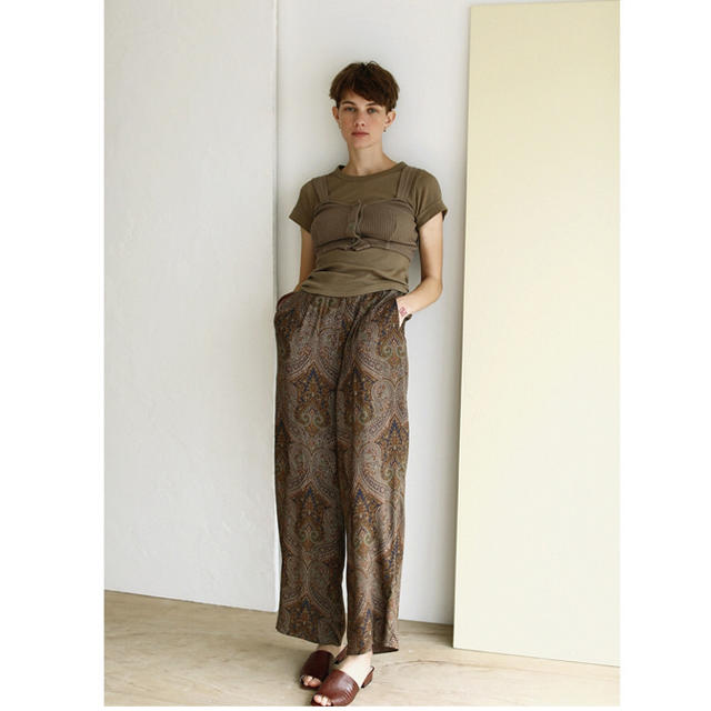 TODAYFUL♡ Paisley Rough Pants 36 TODAYFUL♡ Paisley Rough Pants 36