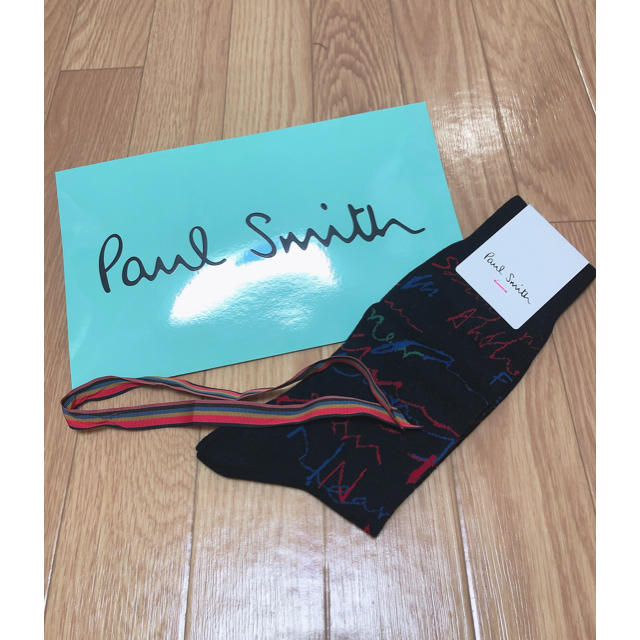 Paul Smith(ポールスミス)のポールスミス新品未使用タグ付き・靴下・黒・Paul Smith メンズのレッグウェア(ソックス)の商品写真