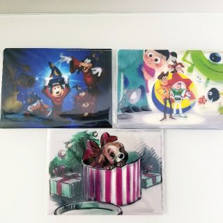 ディズニー(Disney)の新品 ★ 限定 D23 Expo 2013 ポストカード クリアファイル セット(クリアファイル)