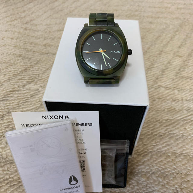 NIXON(ニクソン)のNIXONTIME TELLER ACETATE カモフラージュ レディースのファッション小物(腕時計)の商品写真