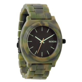 ニクソン(NIXON)のNIXONTIME TELLER ACETATE カモフラージュ(腕時計)