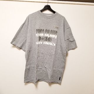 クロスカラーズ(CROSS COLOURS)のCROSS COLOURS◆クロスカラーズデカロゴBIGグレーTシャツXL(Tシャツ/カットソー(半袖/袖なし))