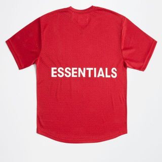 フィアオブゴッド(FEAR OF GOD)のFOG Essentials Mesh T-Shirts 赤 メッシュ tシャツ(Tシャツ/カットソー(半袖/袖なし))