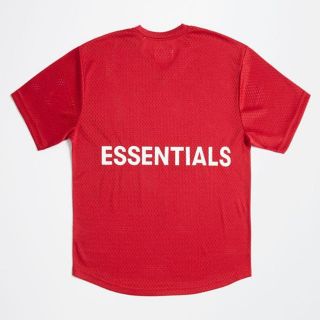 フィアオブゴッド(FEAR OF GOD)のFOG Essentials Mesh T-Shirts 赤 メッシュ tシャツ(Tシャツ/カットソー(半袖/袖なし))