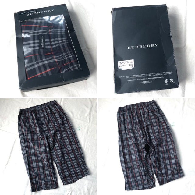 BURBERRY(バーバリー)の新品 バーバリー ロンドン 紺色 ノバチェック ルームパンツ イージーショーツ メンズのパンツ(ショートパンツ)の商品写真