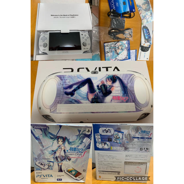 PlayStation Vita(プレイステーションヴィータ)のPsvita Wi-Fiモデル 初音ミク 未使用 エンタメ/ホビーのゲームソフト/ゲーム機本体(携帯用ゲーム機本体)の商品写真