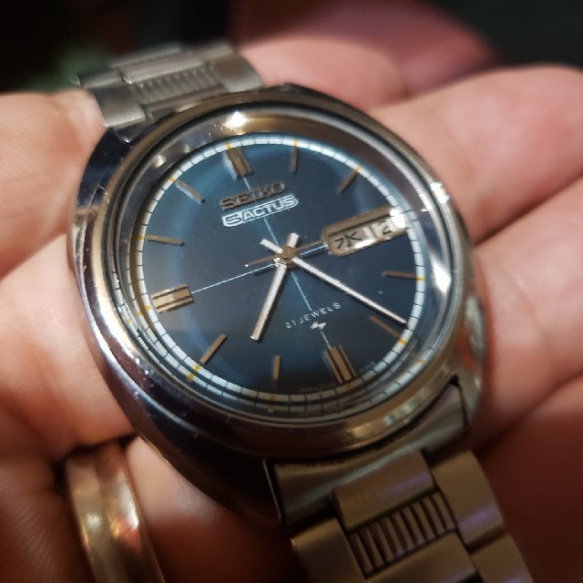 SEIKO5 　アクタス　ネイビー