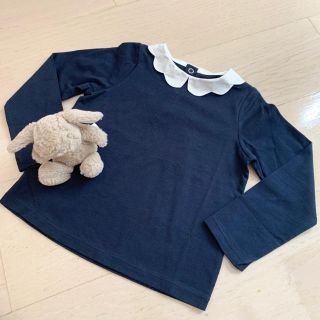 ジャカディ(Jacadi)のまかろんさん専用💕Jacadi💕襟付きトップスネイビージャカディ紺(Tシャツ/カットソー)