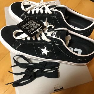 コンバース(CONVERSE)の27.5cm黒 converse cons one star pro ox(スニーカー)