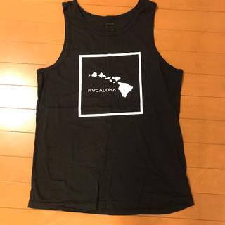 ルーカ(RVCA)のRVCA 黒ノースリーブ、シャツ、black タンクトップ(Tシャツ/カットソー(半袖/袖なし))