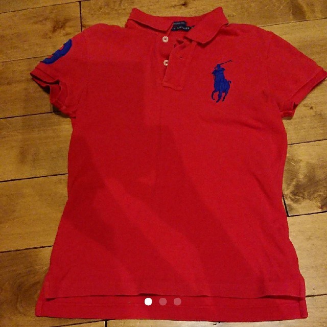 POLO RALPH LAUREN(ポロラルフローレン)のラルフローレン　ポロシャツ赤 レディースのトップス(ポロシャツ)の商品写真