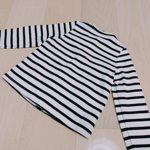 PETIT BATEAU(プチバトー)の⛵️PETIT BATEAU⛵️プチバトーネイビー×ホワイトボーダーカーディガン キッズ/ベビー/マタニティのキッズ服女の子用(90cm~)(カーディガン)の商品写真