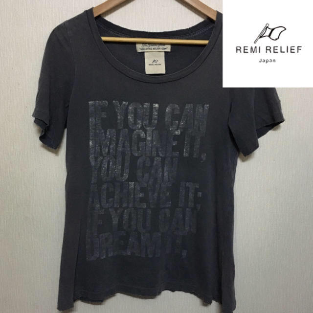 L'Appartement DEUXIEME CLASSE(アパルトモンドゥーズィエムクラス)のREMI RELIEF Tシャツ レミレリーフ カットソー RRL 半袖 レディースのトップス(Tシャツ(半袖/袖なし))の商品写真