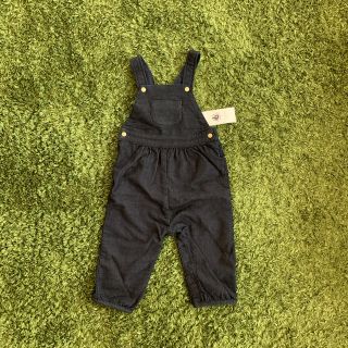 プチバトー(PETIT BATEAU)のりお様専用です プチバトー デニム風サロペット 新品タグ付き(ロンパース)