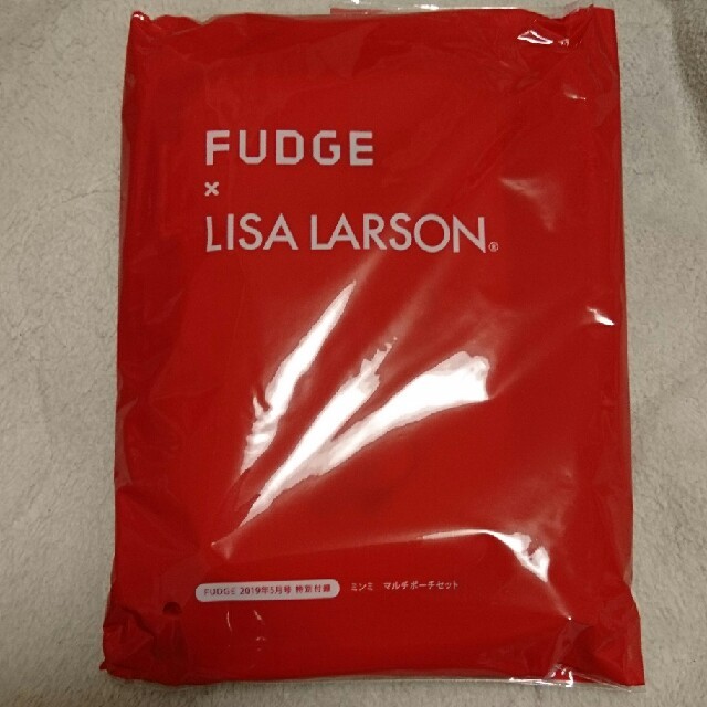 Lisa Larson(リサラーソン)のFUDGE 付録●FUDGE×リサ・ラーソン ポーチセット● レディースのファッション小物(ポーチ)の商品写真