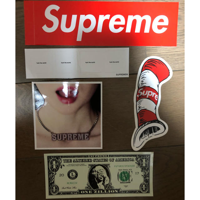 Supreme(シュプリーム)のsupreme ステッカー セット 自動車/バイクのバイク(ステッカー)の商品写真