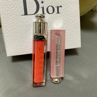 ディオール(Dior)の Dior アディクトリップグロウマックスコーラル♡ウルトラグロスコスミック(リップグロス)
