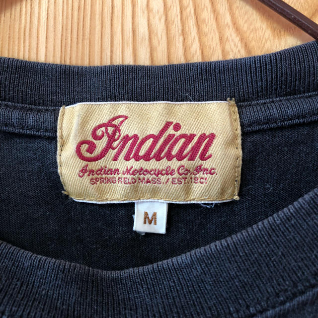 Indian(インディアン)のインディアンモトサイクル Tシャツ ブラック メンズのトップス(Tシャツ/カットソー(半袖/袖なし))の商品写真