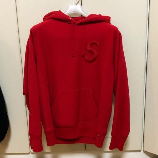 シュプリーム(Supreme)のSサイズ Supreme S logo hoodie red 赤(パーカー)