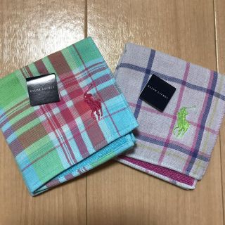 ラルフローレン(Ralph Lauren)の【新品】ラルフローレン タオルハンカチ(ハンカチ)