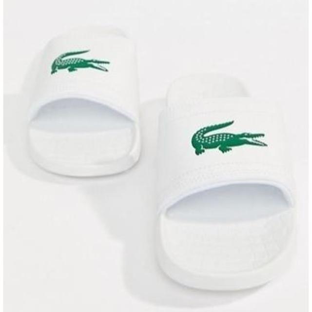 ★27cm★　ラコステ　LACOSTE　サンダル　ホワイト　　☆新品・未使用☆