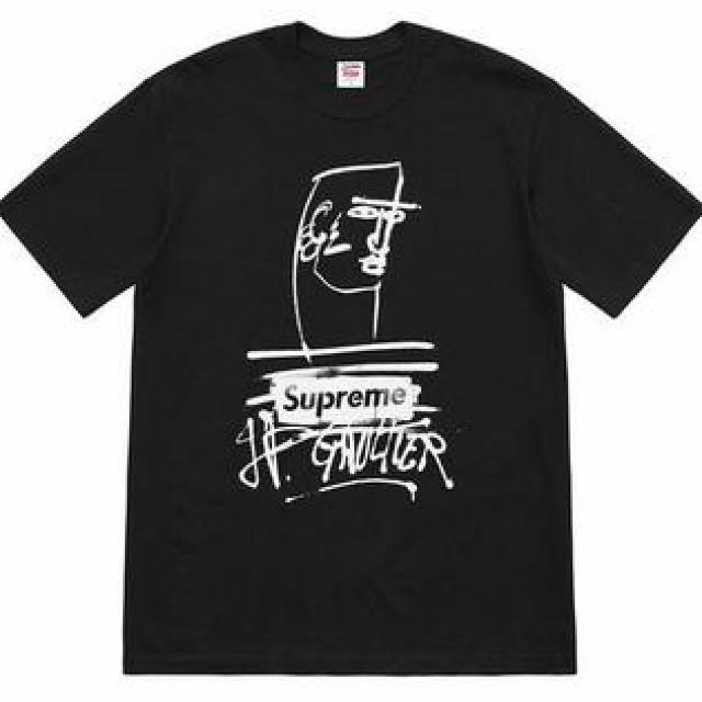 Supreme S 黒 Jean Paul Gaultier Tee black