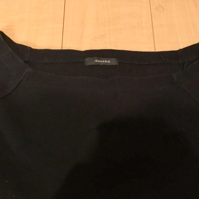 JEANASIS(ジーナシス)のジーナシス リブオフショルダー トップス レディースのトップス(Tシャツ(半袖/袖なし))の商品写真