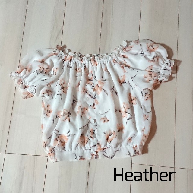 heather(ヘザー)の美品♡Heather♡花柄♡2WAY♡トップス♡オフショル レディースのトップス(カットソー(半袖/袖なし))の商品写真