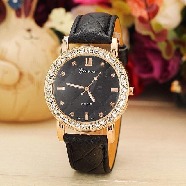 ✨Wキルト調レザーウォッチ✨ レディースのファッション小物(腕時計)の商品写真