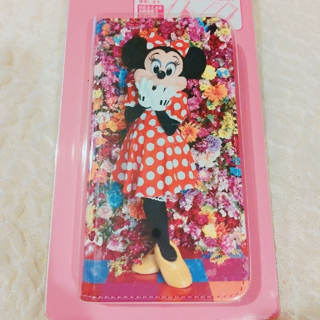 Disney(ディズニー)のイマジニングザマジック　ミニー　スマホケース スマホ/家電/カメラのスマホアクセサリー(モバイルケース/カバー)の商品写真