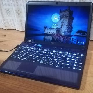 ソニー(SONY)の【p's様専用】綺麗なパープルのSONY VAIO VPCCB48FJ DVD (ノートPC)