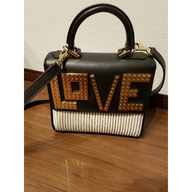 バッグles petits joueurs レプティジュール LOVE ハンドバッグ