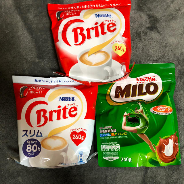 Nestle(ネスレ)のネスレ ネスカフェ ブライト クリープ ココア コーヒー インスタントコーヒー 食品/飲料/酒の飲料(コーヒー)の商品写真