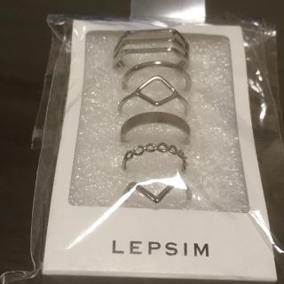 レプシィム(LEPSIM)のLEPSIM 6pセットリング(リング(指輪))