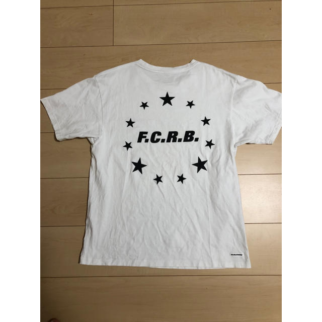 F.C.R.B.(エフシーアールビー)の中古 17AW FCRB CIRCLE STAR TEE 白 Mサイズ 送料込 メンズのトップス(Tシャツ/カットソー(半袖/袖なし))の商品写真